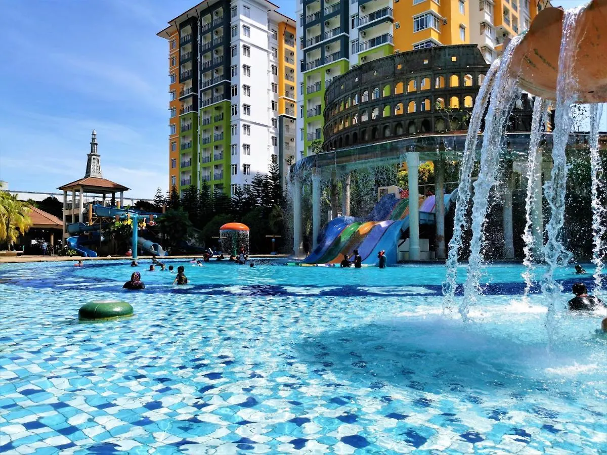Homestay At Melaka # Free Wifi # Water Themepark Tickets Apartment Malacca