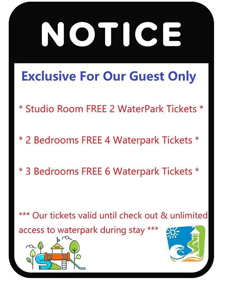 Homestay At Melaka # Free Wifi # Water Themepark Tickets 0*, Malacca